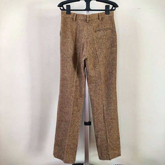 Tono Su Tono Tri-blend Tan Wool Slacks (4) - Picture 2 of 6